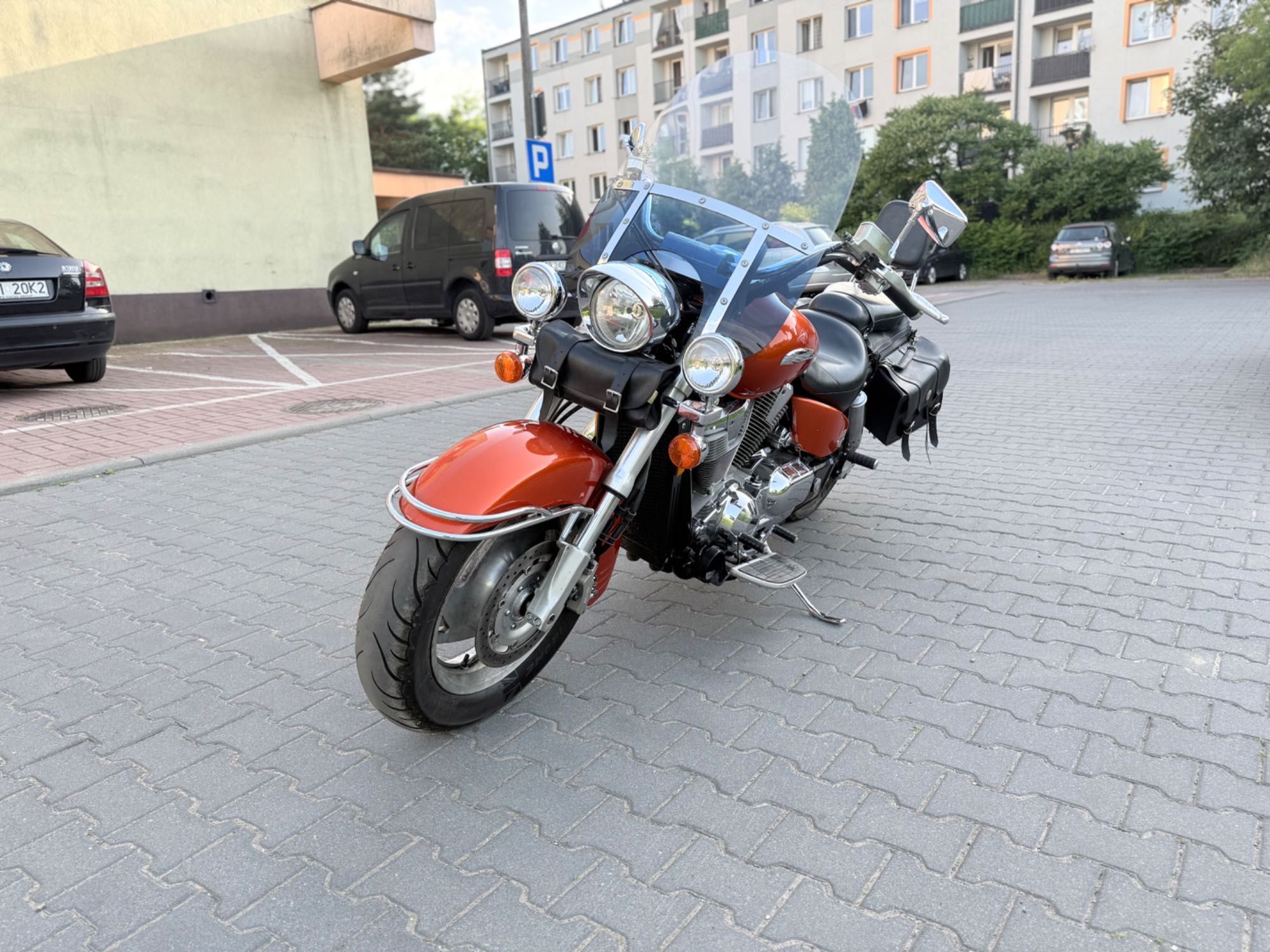 Honda VTX1800 12 tys mil. Ponadprzeciętny stan Choppera.