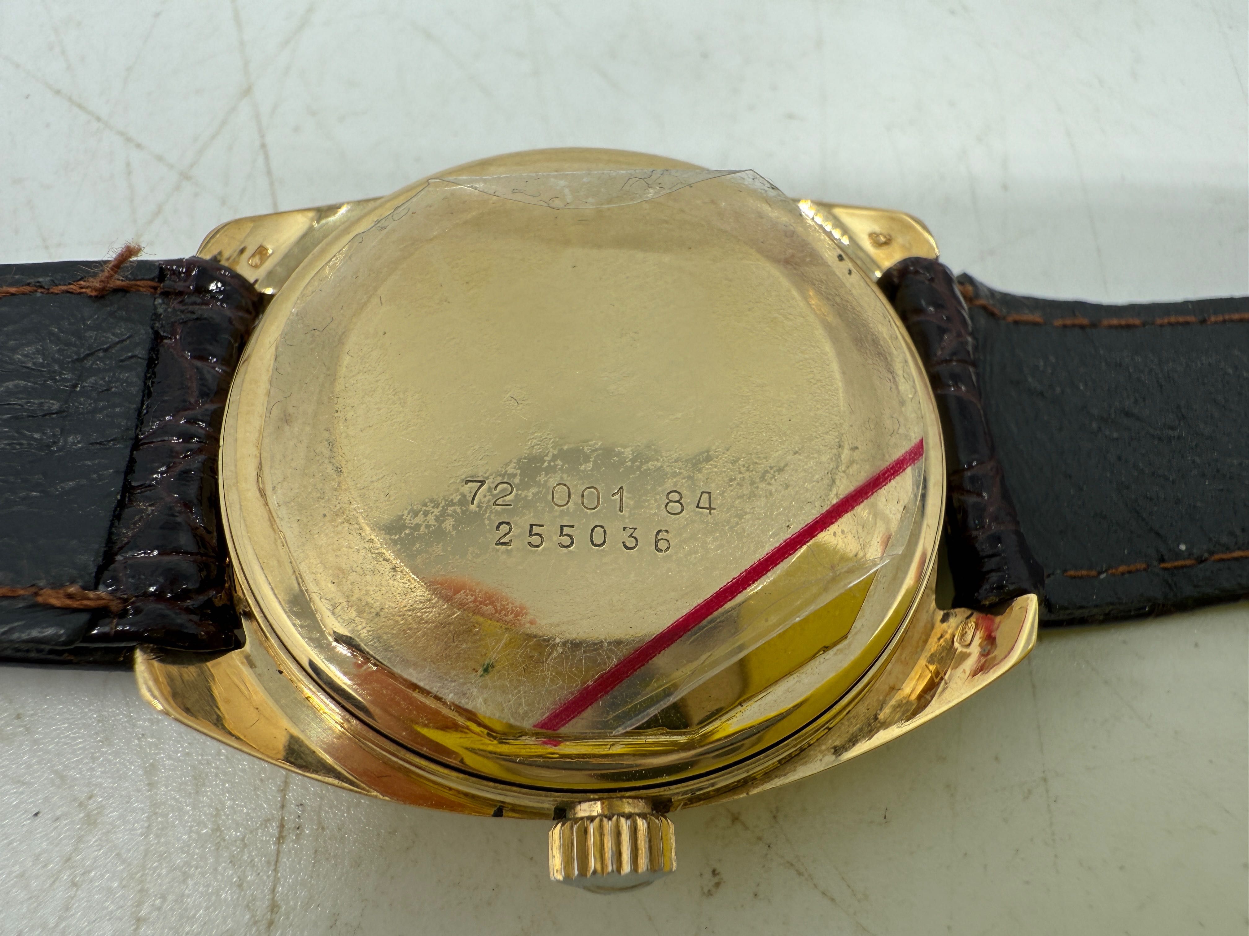 Złoty zegarek Doxa automatic złoto próba 750