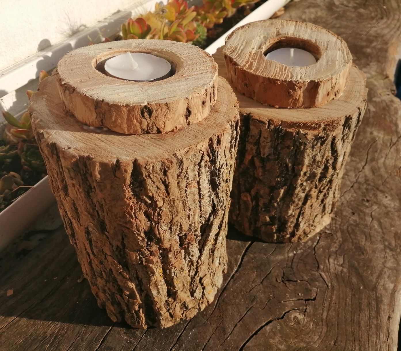 Castiçais para velas