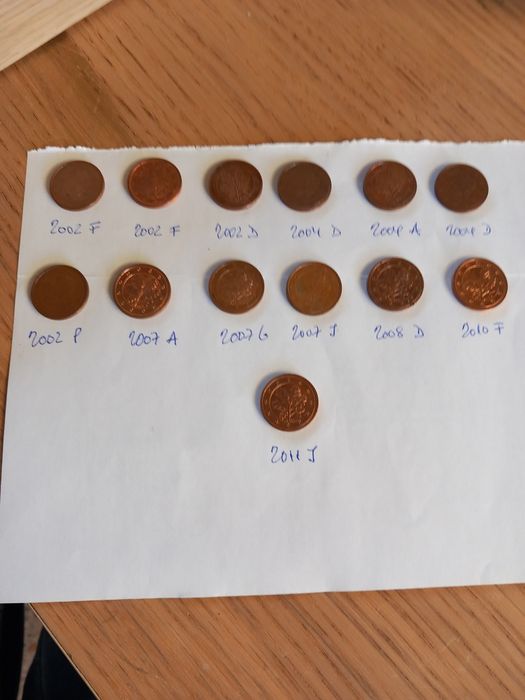 Moedas de 2 cent