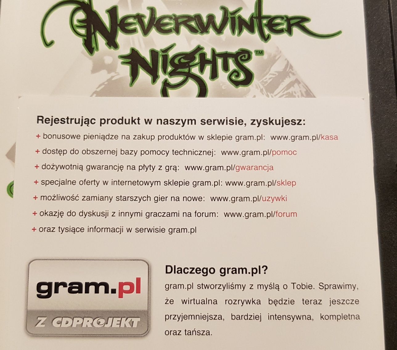 NeverWinter Nights Diamentowa Edycja Gra PC DVD-ROM PL