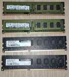 Память ОЗУ RAM 2 + 2 Gb Samsung и 8 + 8 Gb TeamGroup 1600Mhz