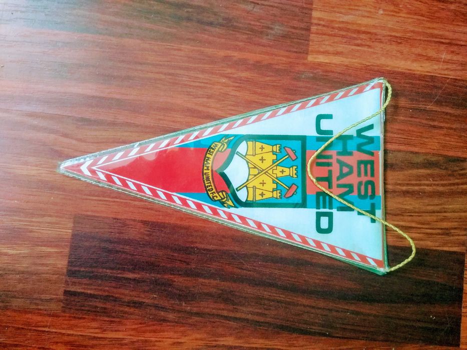 Proporczyk Klub piłkarski WEST HAM 21,5 cm 13 cm