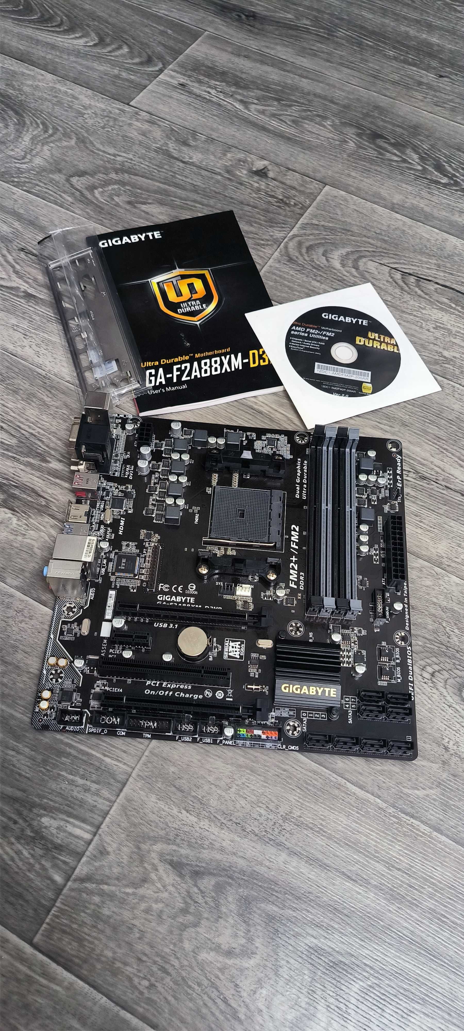 Материнская плата Gigabyte GA-F2A88XM-D3HP FM2/FM2+ SN170600015778