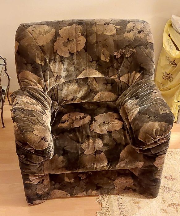 Wygodny ładny fotel oddam darmo