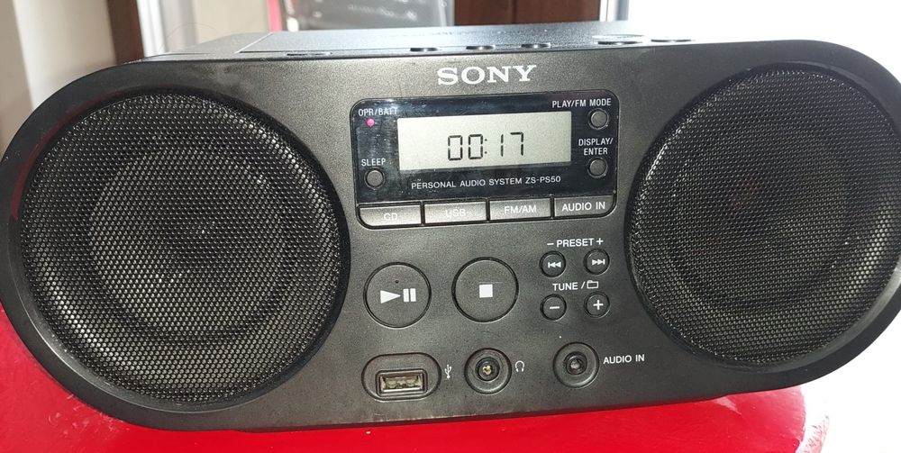 Radioodtwarzacz SONY ZS-PS50 PERSONAL AUDIO SYSTEM mp3, usb, cd