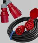 Przedłużacz siłowy 50m 32A 5x6mm2 H07RN-F 5x6 Kabel siła 400V 50m