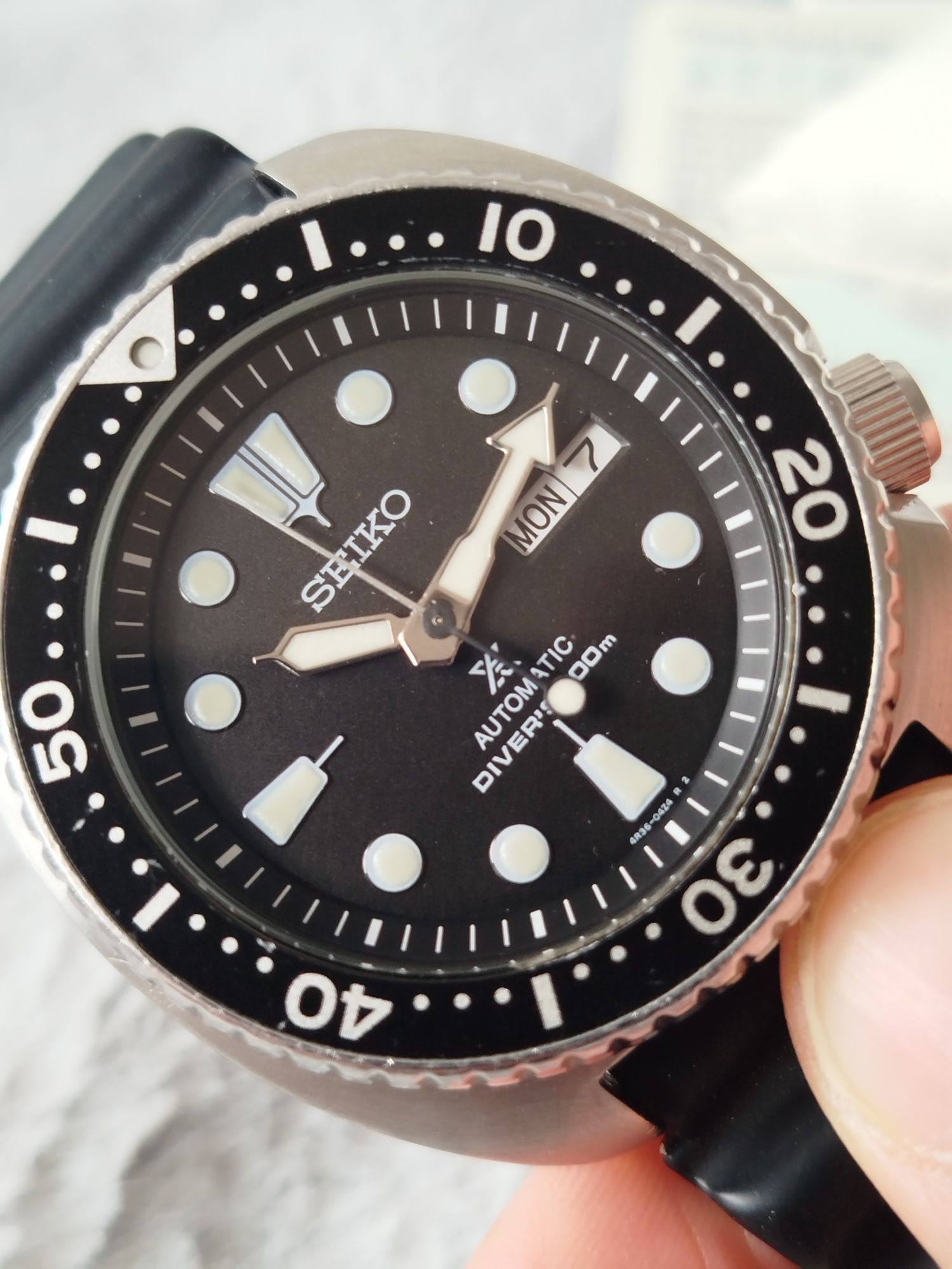 Zegarek Seiko Prospex SRP777K1 Scuba Diver's 4R36-04Y0 srebrny czarny