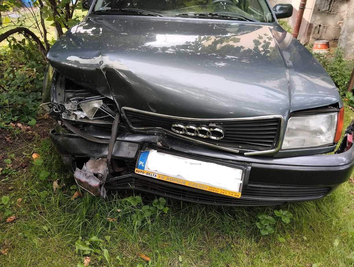 Audi 100 C4 1993 r z LPG Sprzedam - uszkodzone