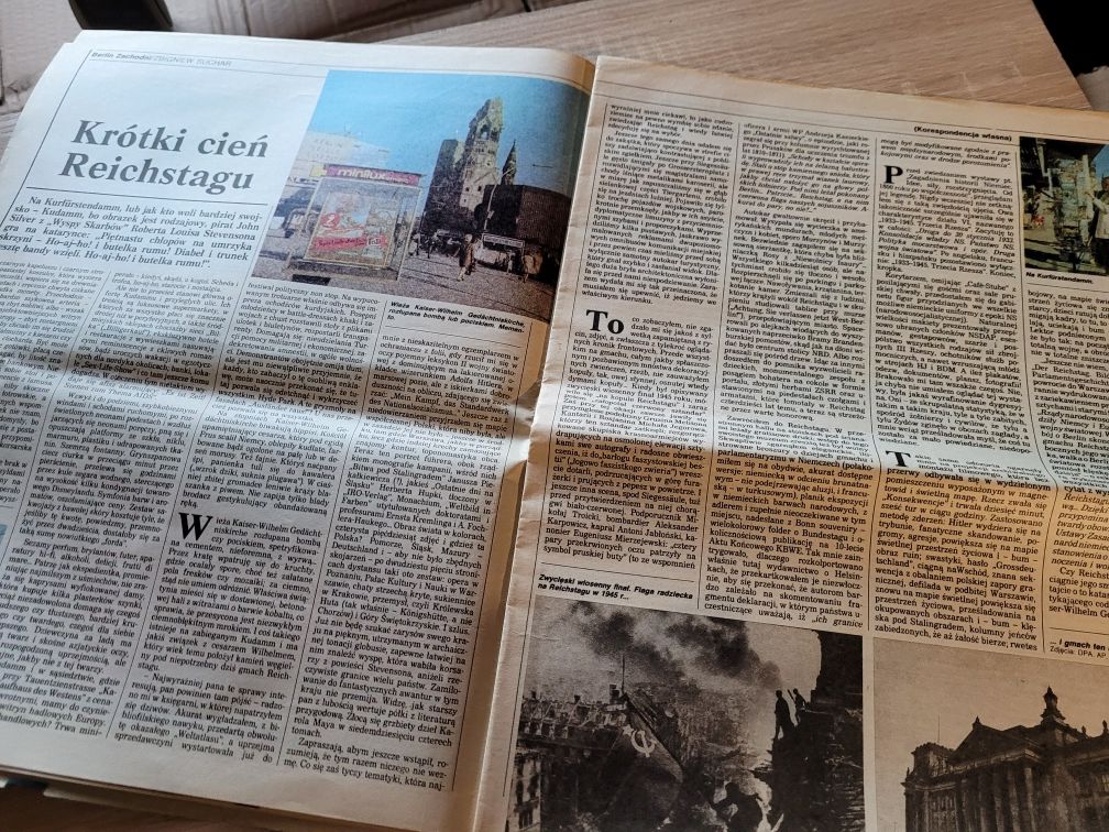 Stare czasopismo Perspektywy z PRL 1985