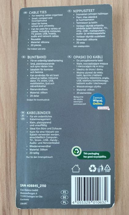 Opaski / Zaciski do kabli Tronic