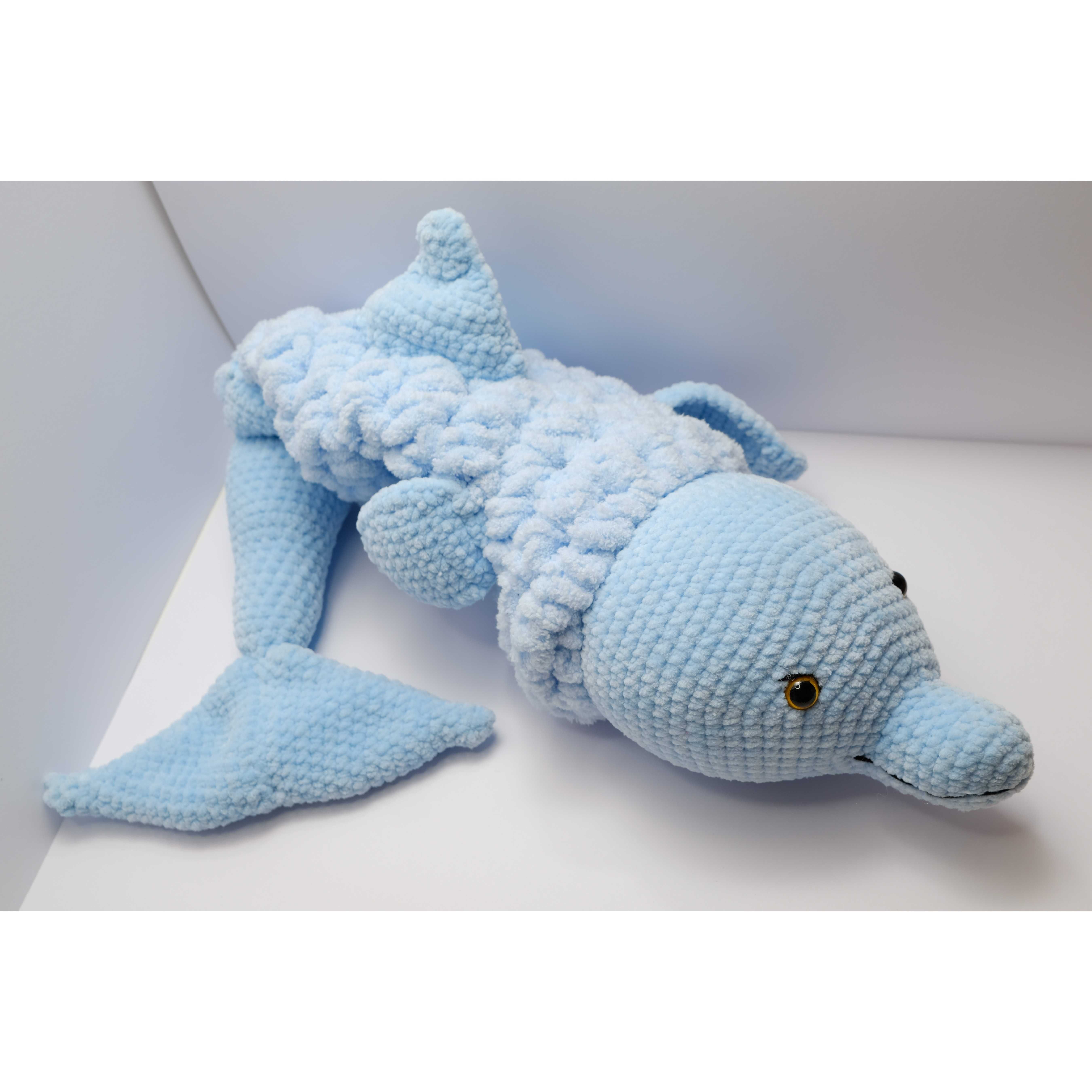 Pluszowa maskotka Delfin amigurumi handmade rękodzieło