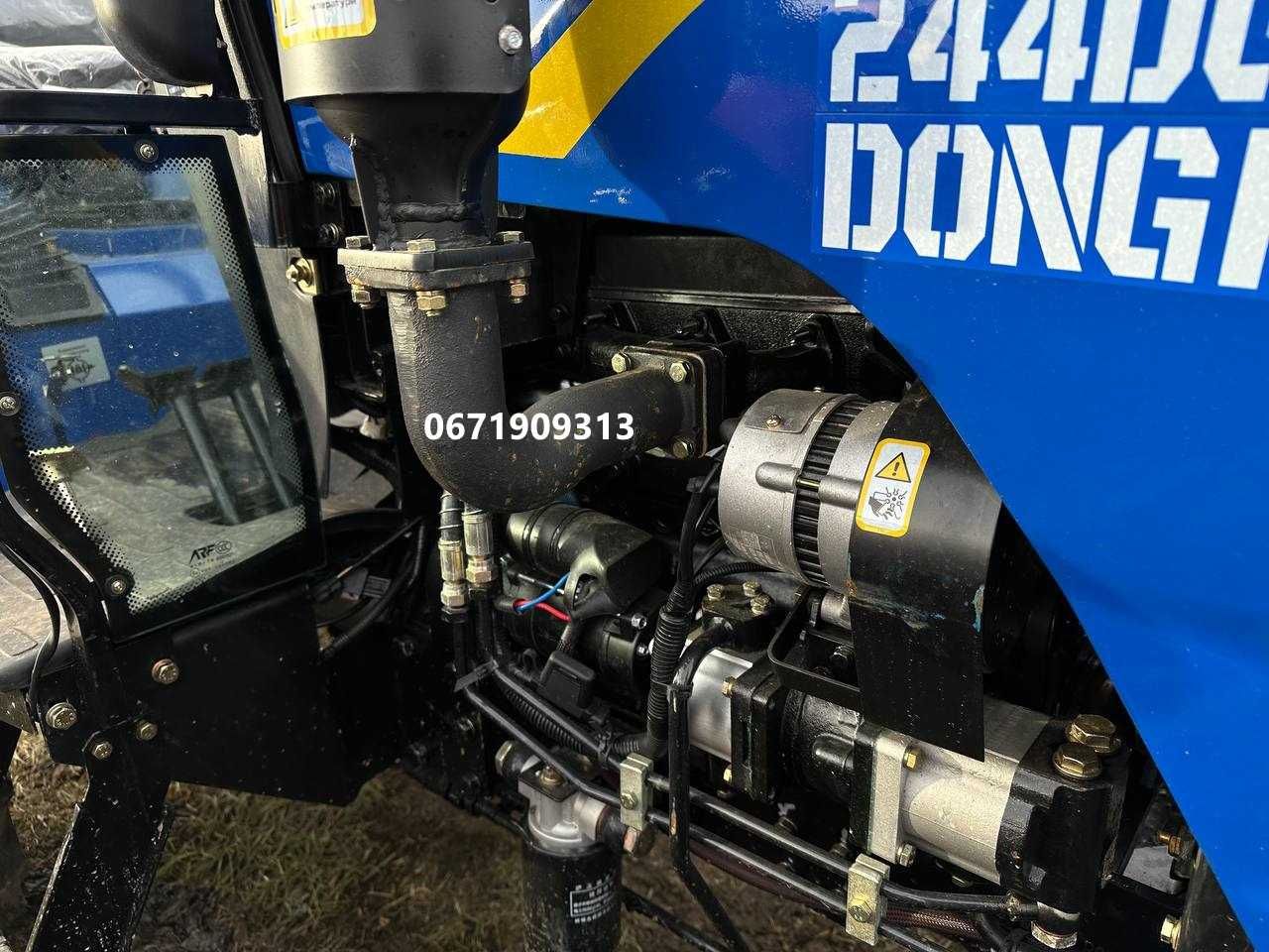 Трактор Dongfeng 244-DG2 Донфенг Широка гума Реверс Дводискове зчепл.