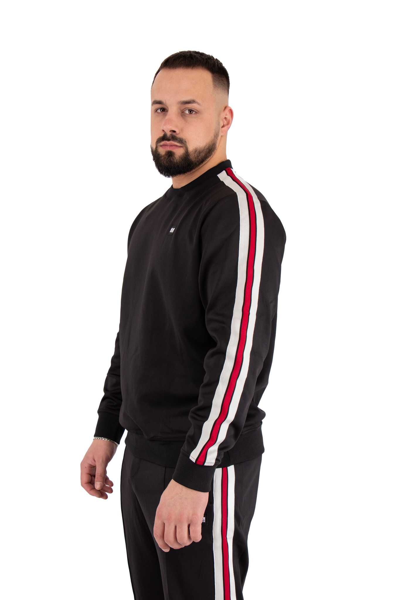 Світшот Weekend Offender Gou Taped Crew Neck Track Top Black