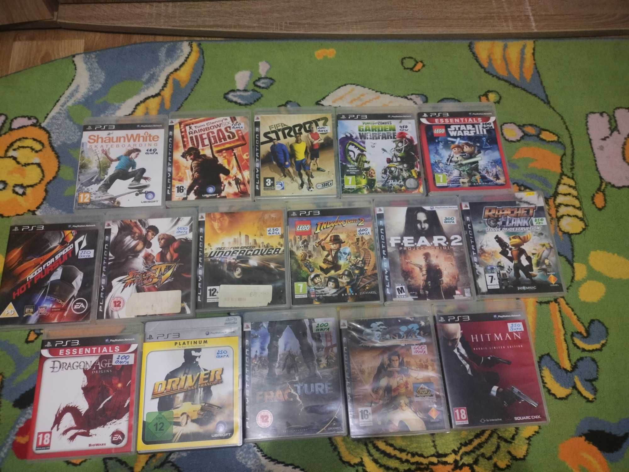 Колекція крутих ігрових дисків на Playstation 3, PS3