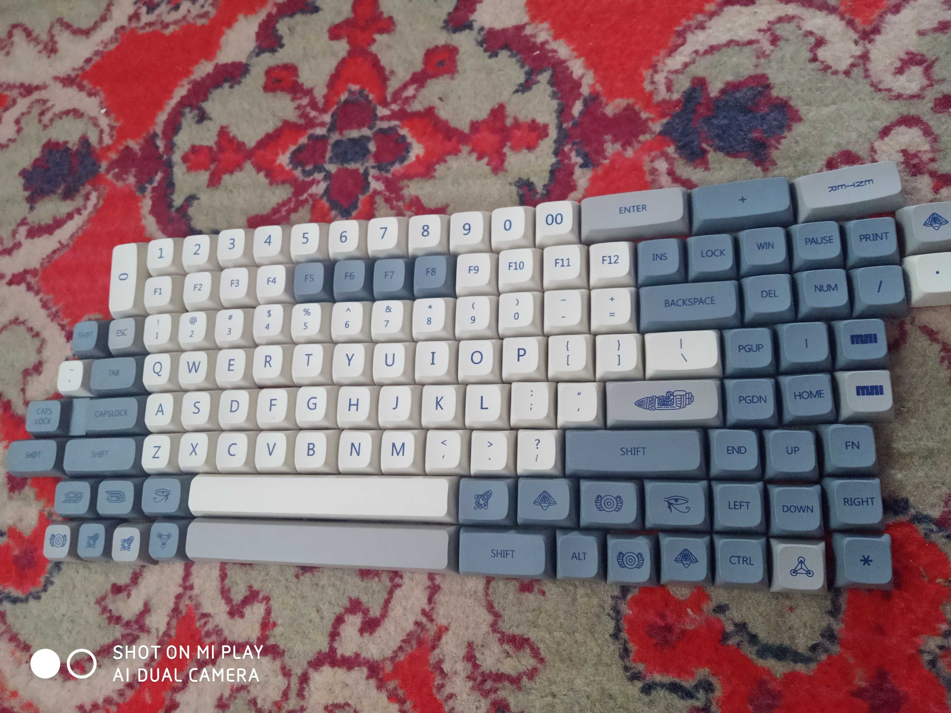 РВТ кастом кейкапи XDA профілю Chery MX-сумісні