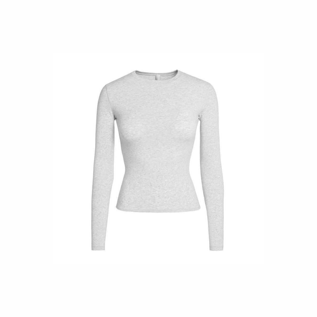 Лонгслів Skims Soft Smoothing Seamless Long Sleeve T-Shirt Light Heath