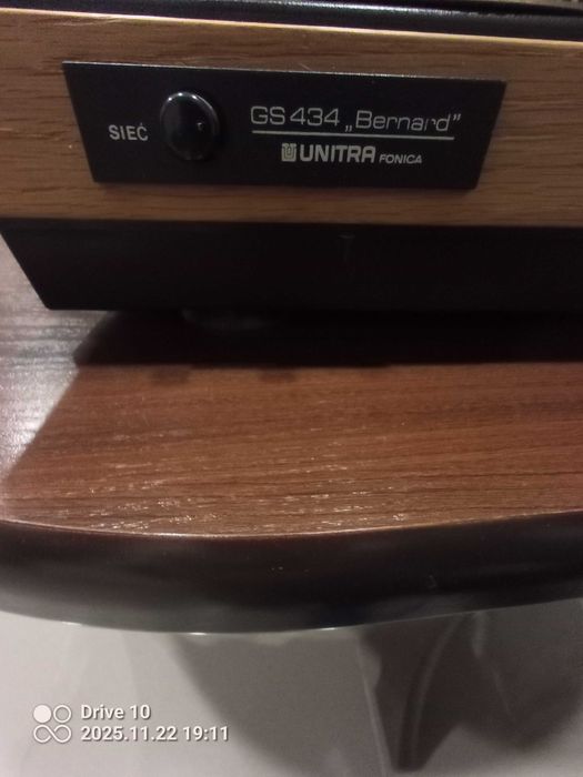 Polski gramofon Fonica Bernard GS434 po renowacji i serwisie sprawny