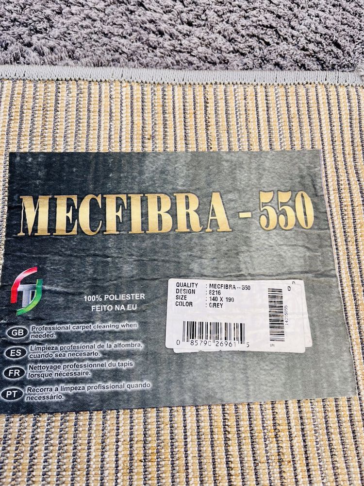 Carpetes cinza 140x160 e 140x190