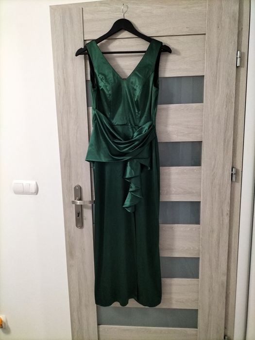 Piękna suknia butelkowa zieleń r38 okazja