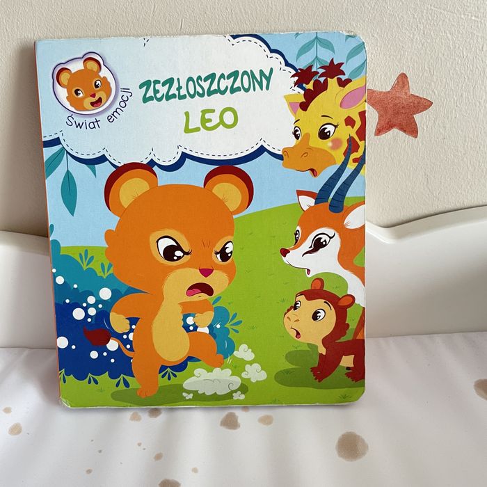 Zezłoszczony Leo Świat emocji wydawnictwo olesiejuk książeczka bajka