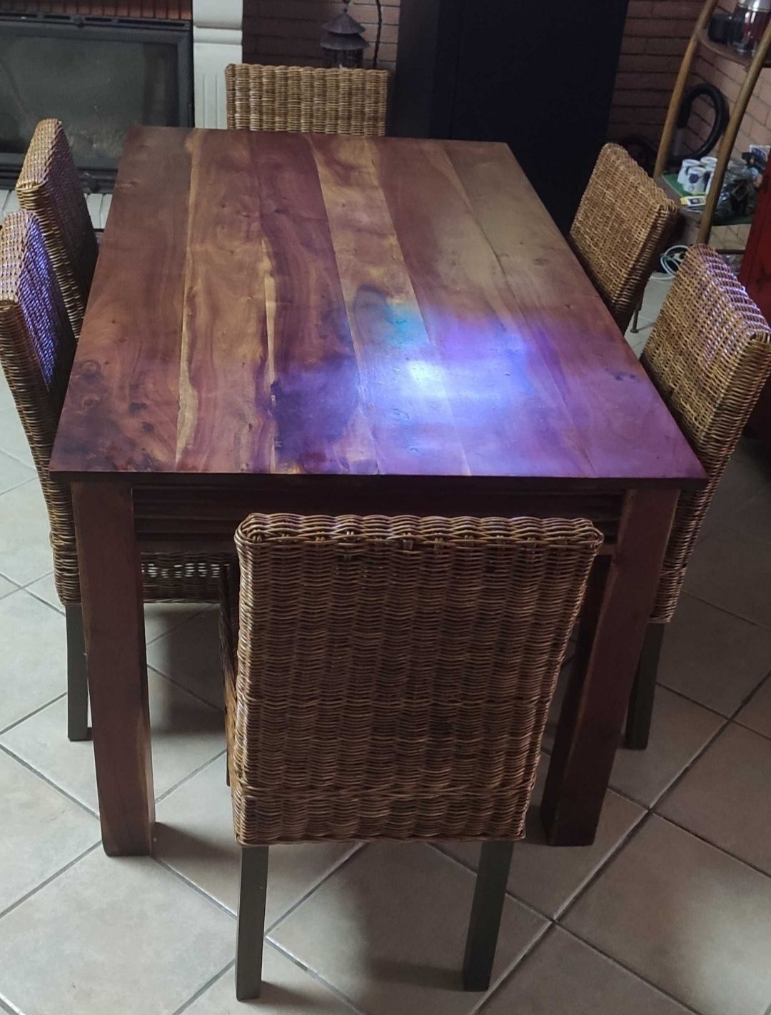6 cadeiras em Rattan Natural, lindas! VENDIDO