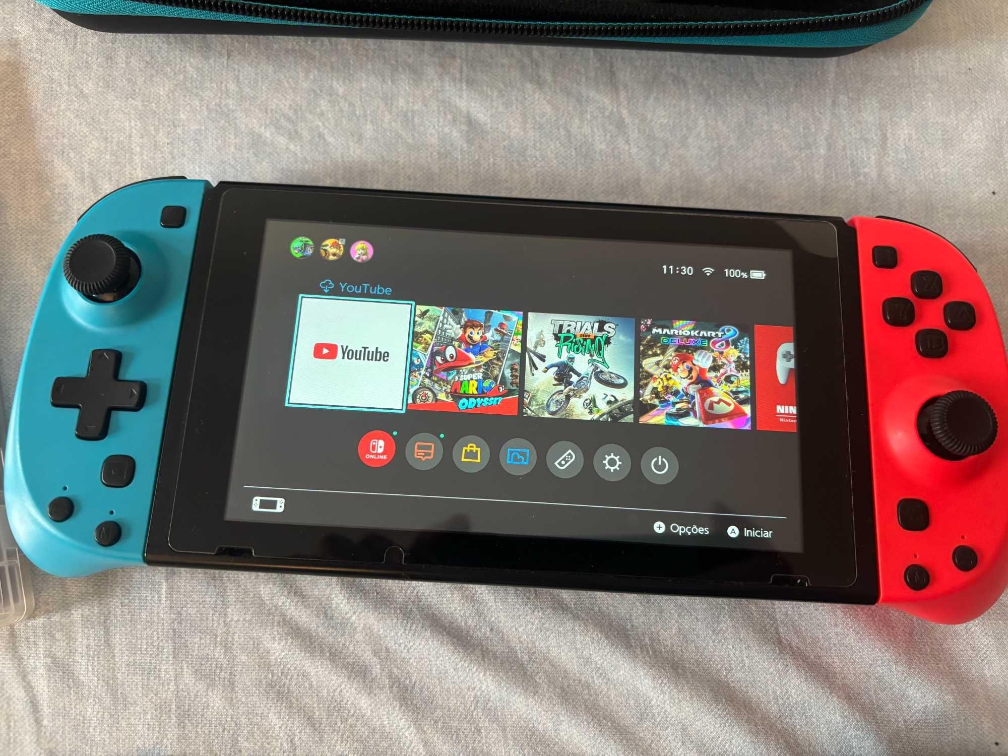 Nintendo Switch + Super Mário Odyssey