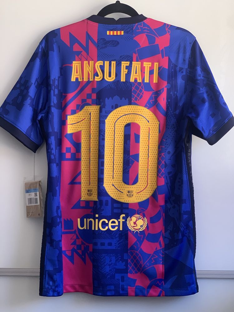 FC Barcelona Nike 21/22 Ansu Fati 10 NOWA !