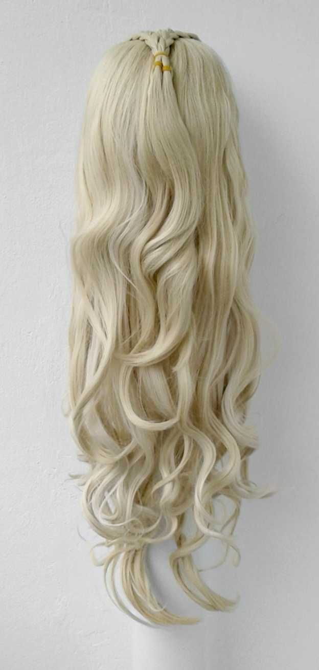 Blond peruka Khaleesi Daenerys gra o tron wig cosplay falowa Rhaenyra