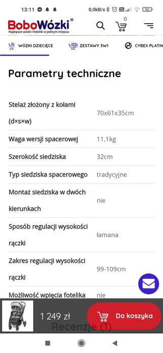Spacerówka espiro Sonic air