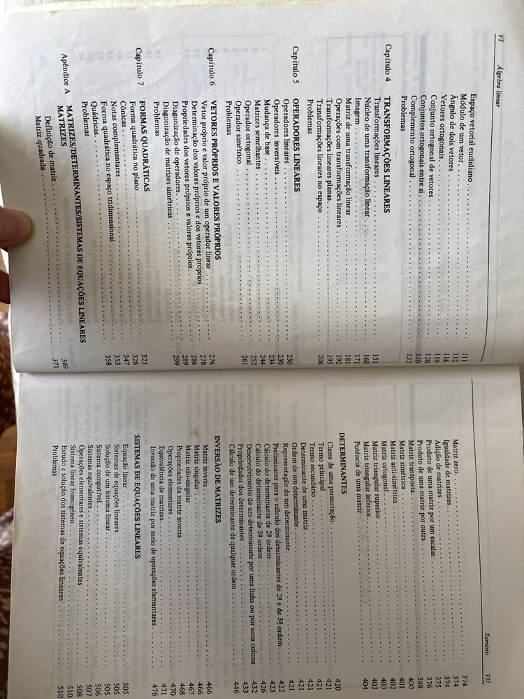 Livro “Álgebra Linear”