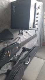 SILENT Gitara DONNER HUSH I wzmacniacz harley benton JAMBOX 15W