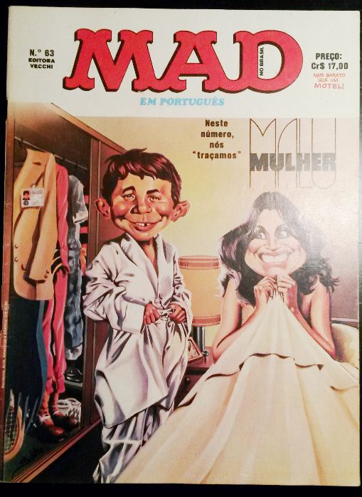 6 Revistas MAD comics dos anos 80