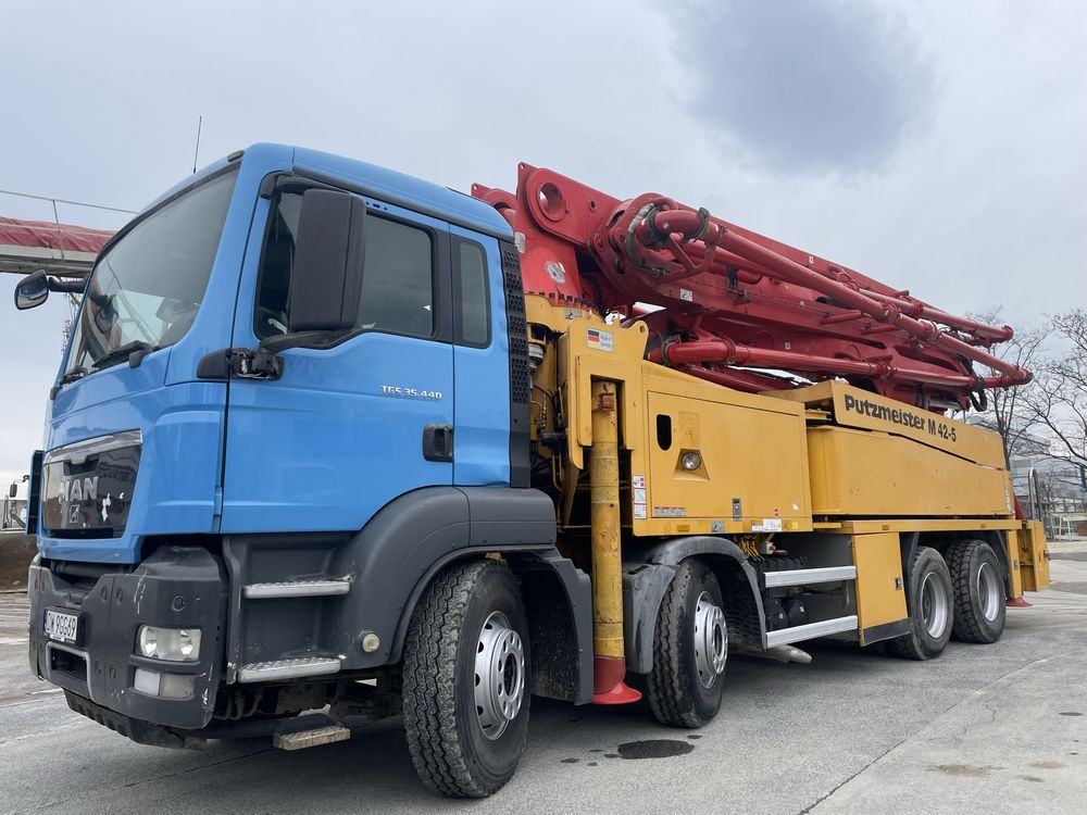 MAN TGS 35.440 PUTZMEISTER 42/5 pompa do betonu
