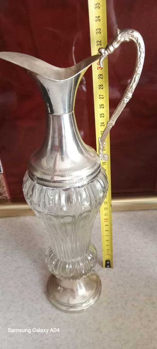 Продаю красивый винтажный кувшин, посеребрение, Италия, 60-е годы
