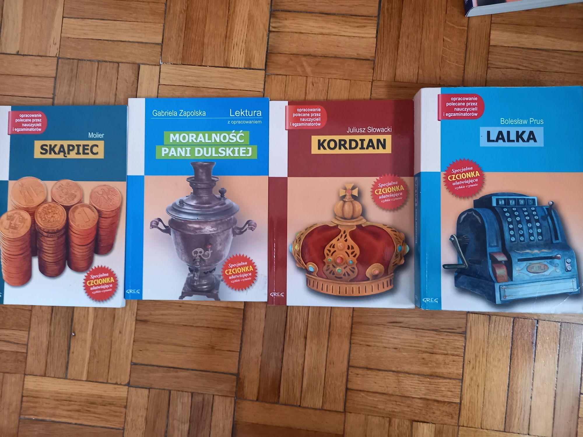 Lektury do liceum z opracowaniem, wydawnictwo Greg