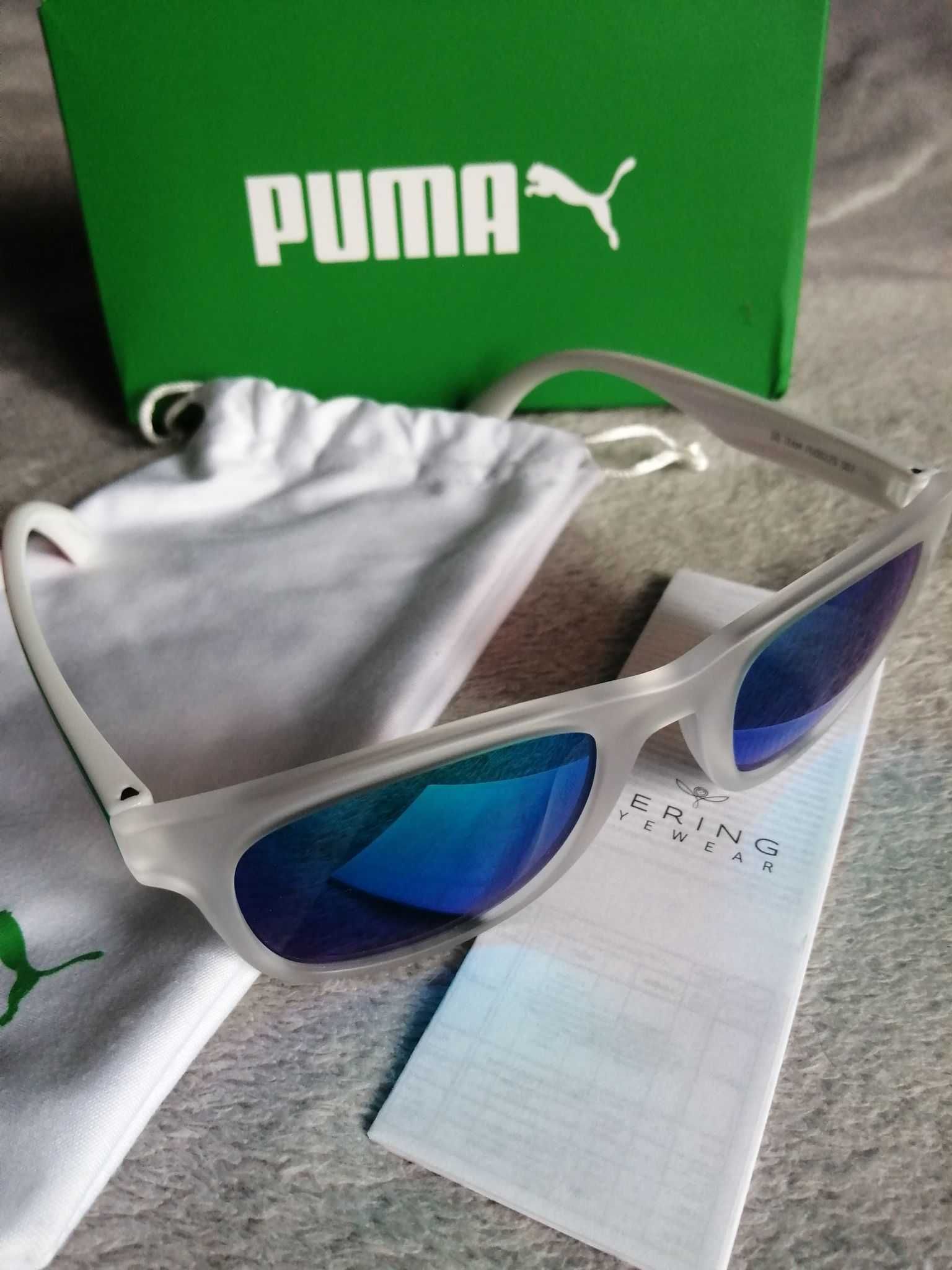 PUMA Nowe Okulary Przeciwsłoneczne z Etui Barwy WŁOCHY Oryginalne