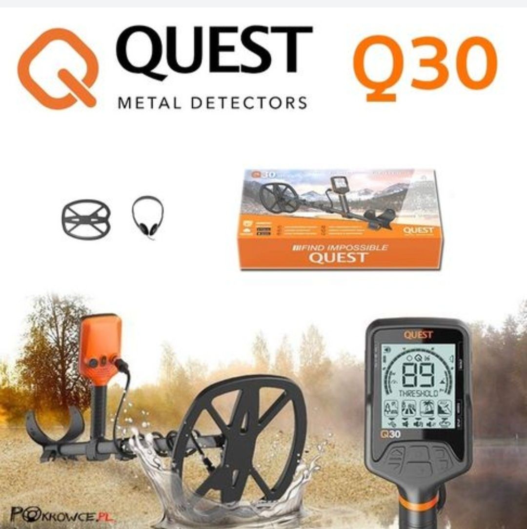 Wykrywacz metali Quest q30 bardzo dobry