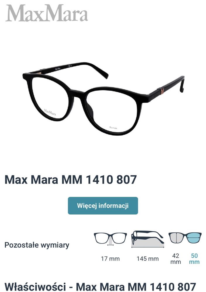 Oprawa Okularowa MaxMara