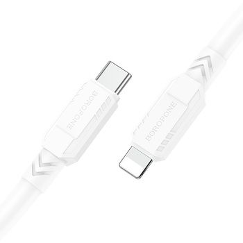 Borofone Kabel BX81 Goodway - Typ C na Lightning - PD 20W 1 metr biały