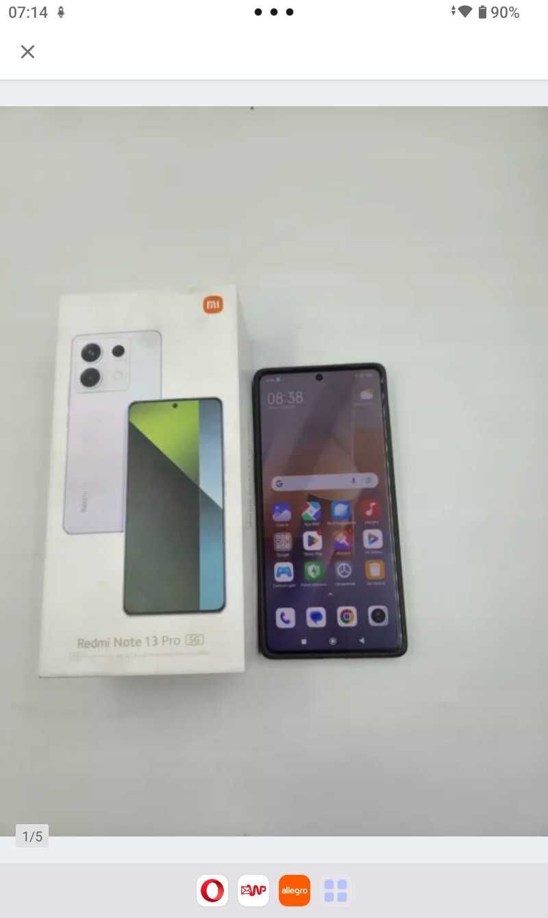 ELEGANCKI REDMI NOTE 13pro 5G. Pamięć 8|256gb