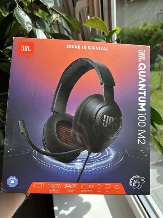 Słuchawki nauszne JBL Quantum 100 M2 czarne