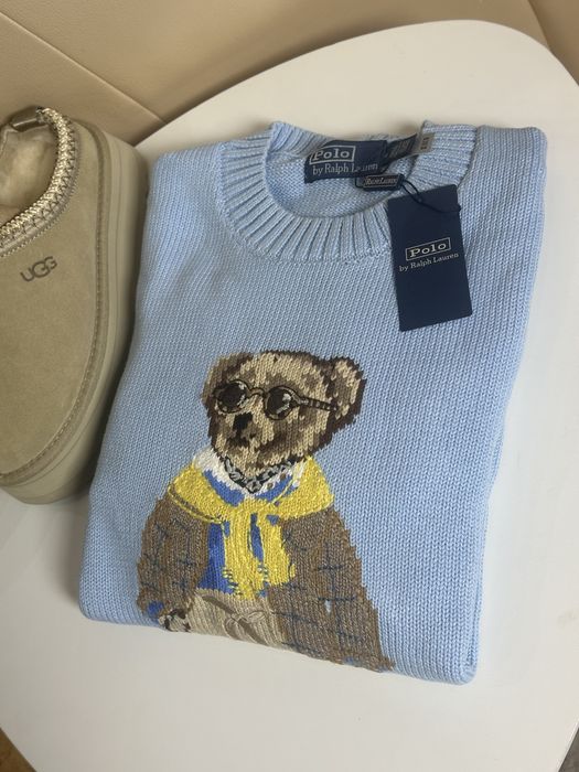 Светр свитер Polo Ralph Lauren з ведмедиком розміри С,М,Л