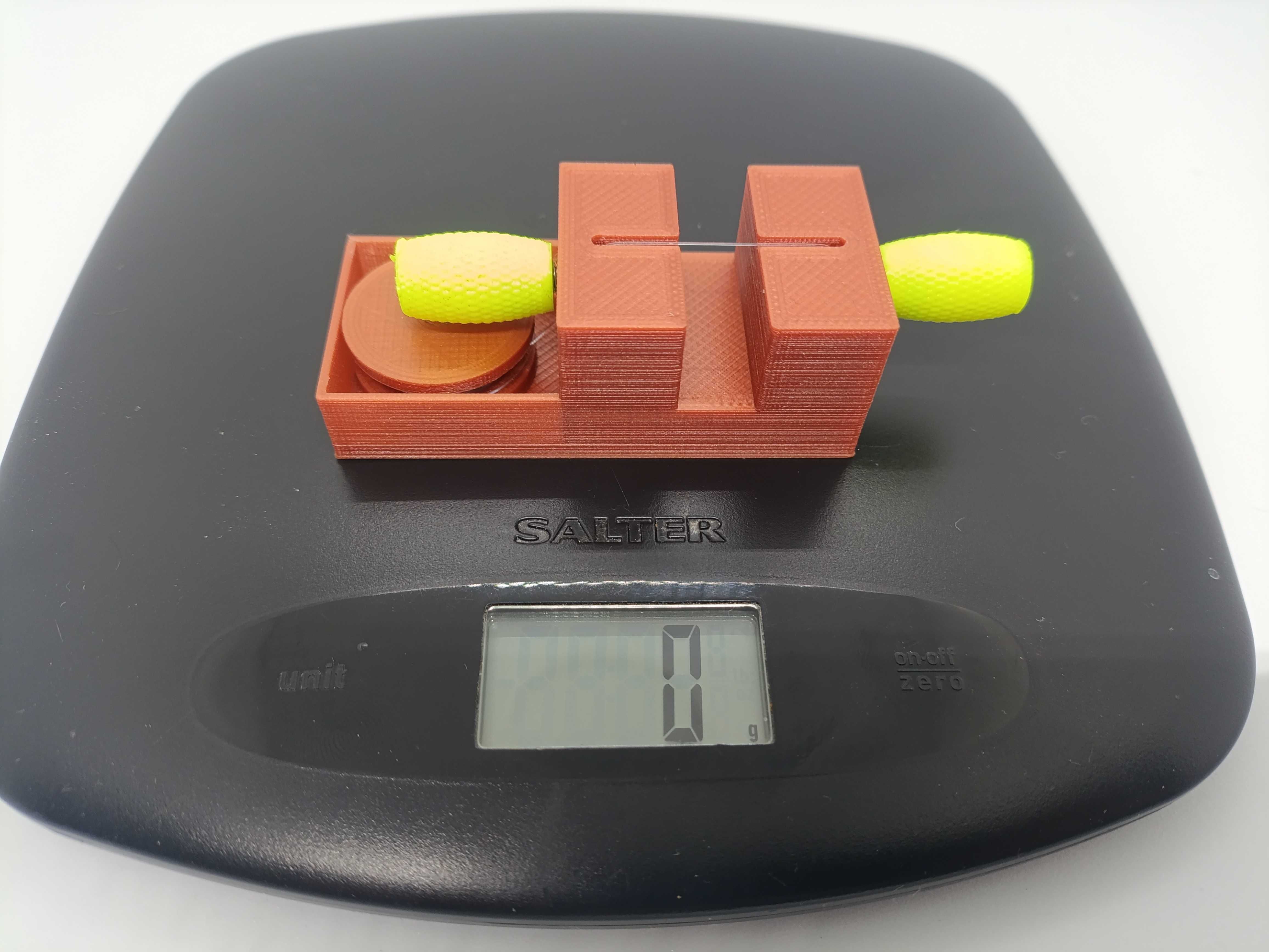 Tester ostrości noży, ostrzy, druk 3D działanie jak w PT50A Edge-On-Up