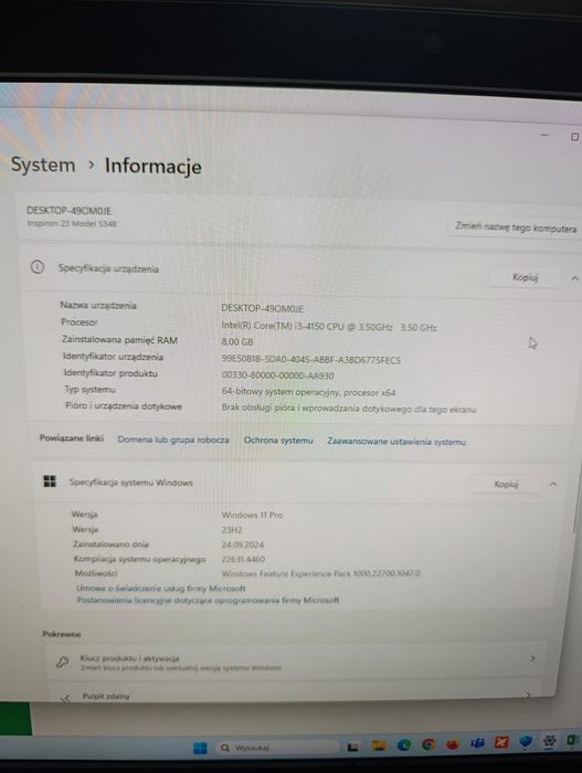 Komputer AiO Dell