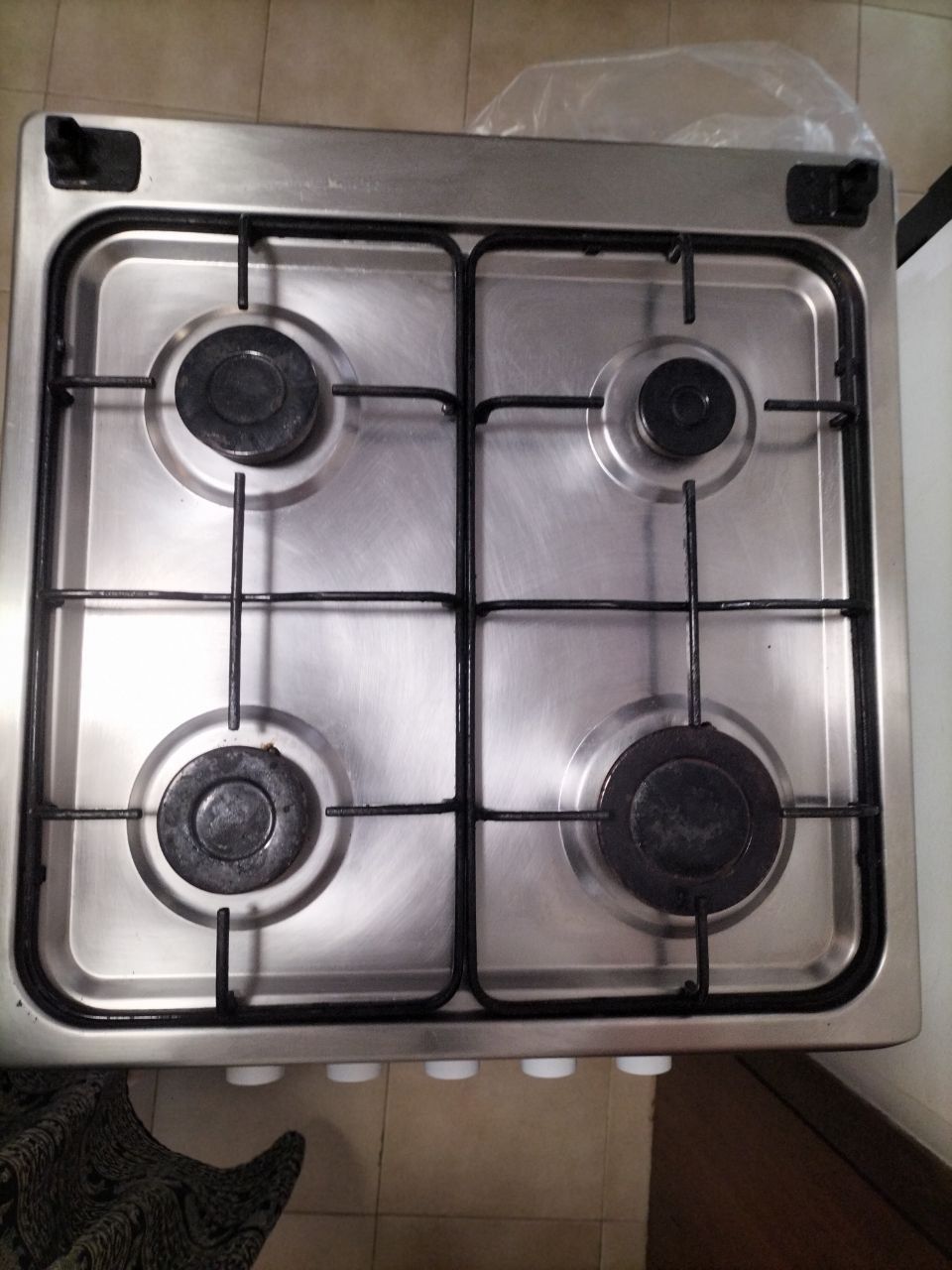 Placa e forno a gás