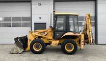 JCB 2cx Koparko-ładowarka  3 łyżki Szczęka 3 sekcja 4 koła skrętne Sprowadzona Brutto CAT JCB 3cx