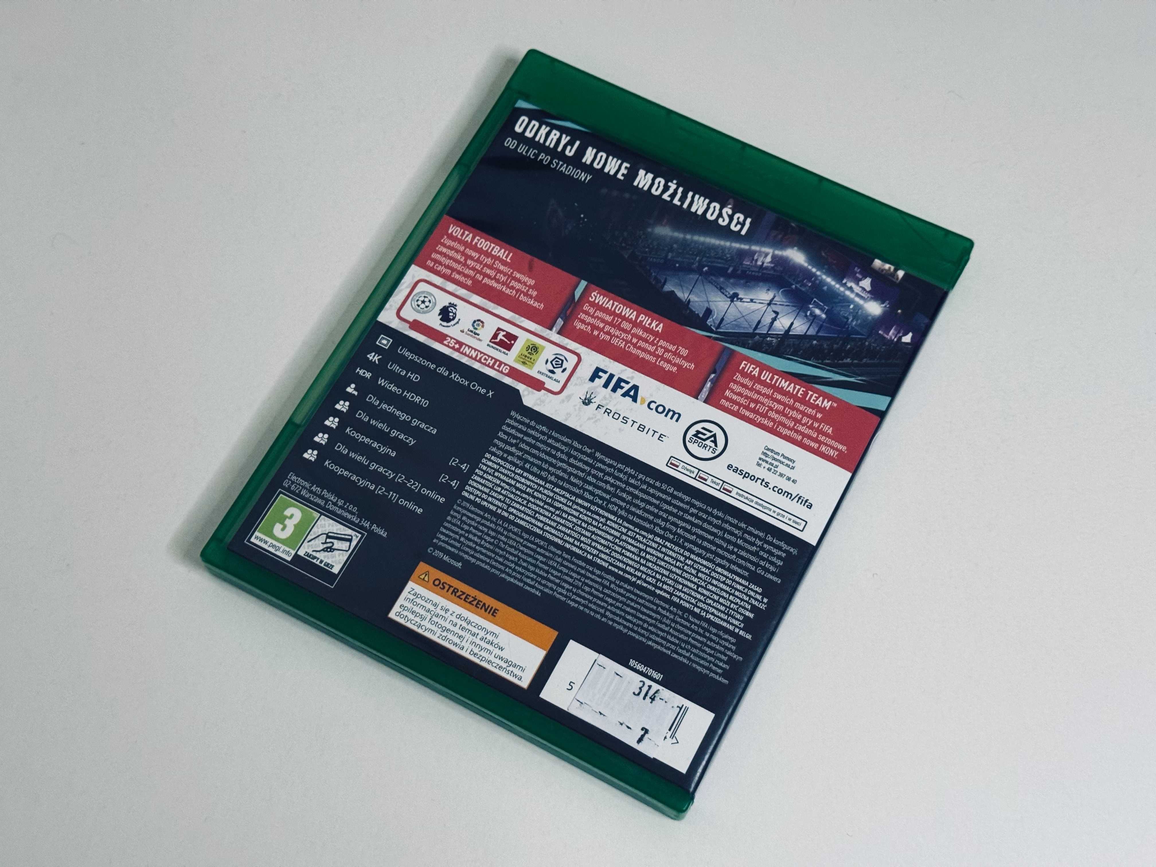 Gra Fifa 20 Xbox Series / One Więcej gier na innych ogłoszeniach!