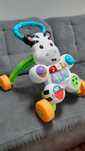FISHER PRICE  interaktywny chodzik pchacz zebra