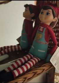 Elf on the shelf niegrzeczny Elf na półce brunet